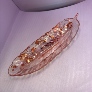Feather Dish Gold