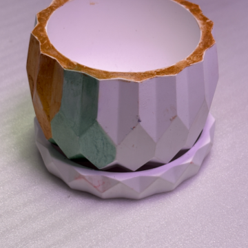 Hand Painted Cacti Planter