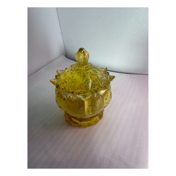 Lidded Jar - Sweet Treats - Yellow 