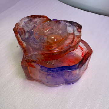 Rose Heart Box Coloured